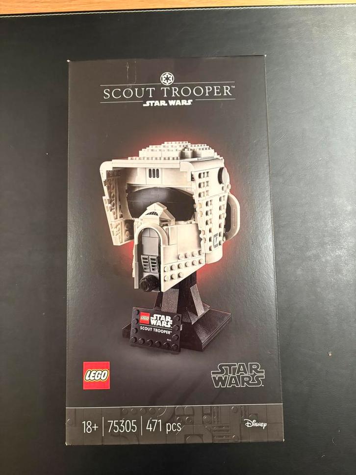 Lego 75305 - scout trooper helm, Kinderen en Baby's, Speelgoed | Duplo en Lego, Zo goed als nieuw, Lego, Ophalen