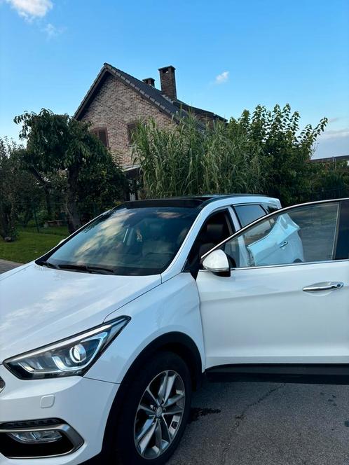 HYUNDAI SANTA FE, Auto's, Hyundai, Particulier, Santa Fe, Diesel, Euro 6, SUV of Terreinwagen, 5 deurs, Handgeschakeld, Wit, Zwart