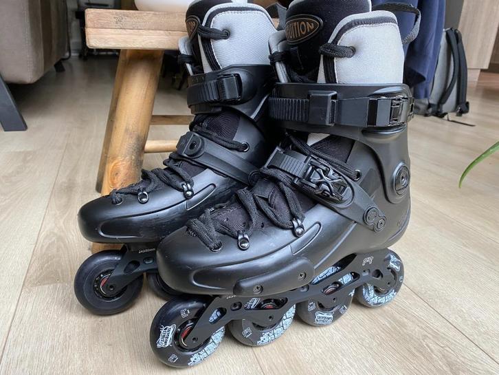 FR1 80 Deluxe Intuition (Maat 42-43), Sport en Fitness, Skeelers, Gebruikt, Inline skates 4 wielen, Overige merken, Dames, Heren