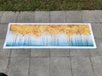 Grote poster canvas prent 2 meter lang herfst bomen, Ophalen, Deurposter of groter, Rechthoekig Liggend, Zo goed als nieuw