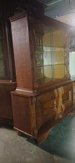 GRATIS GRATIS VITRINEKAST SCHUIFDEUREN EN LEGGERS UIT GLAS, Antiek en Kunst, Ophalen