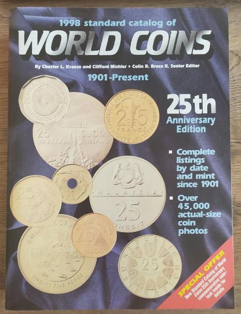 Standard Catalog of World Coins 1998, Postzegels en Munten, Munten en Bankbiljetten | Toebehoren, Boek of Naslagwerk, Verzenden