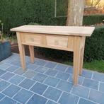 Sidetable uit massieve teak. Geluchtgomd., Huis en Inrichting, Tafels | Sidetables, Ophalen of Verzenden, Zo goed als nieuw