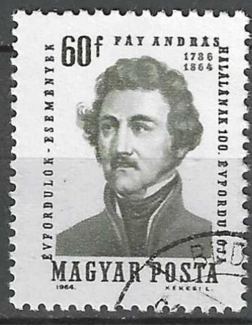 Hongarije 1964 - Yvert 1682 - Andras Fay  (ST), Postzegels en Munten, Postzegels | Europa | Hongarije, Gestempeld, Verzenden