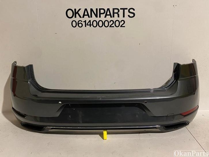 VW Volkswagen Golf 7 7.5 Facelift Achterbumper 5G6807421BK, Auto-onderdelen, Carrosserie, Bumper, Achter, Gebruikt