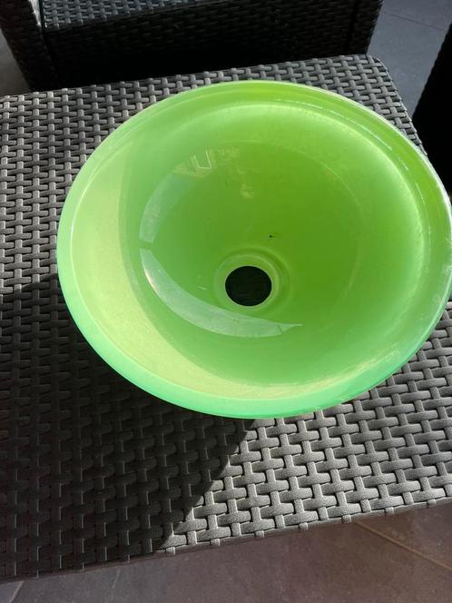 Vasque pour lavabo Salle de Bain ou WC neuve couleur Verte, Huis en Inrichting, Badkamer | Badkamermeubels, Zo goed als nieuw