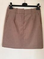 Bruin-bordeaux geruite rok, Kleding | Dames, Ophalen, Zo goed als nieuw, Bruin