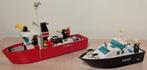 Legosets brandweer- en politieboot, Ophalen, Gebruikt, Complete set, Lego