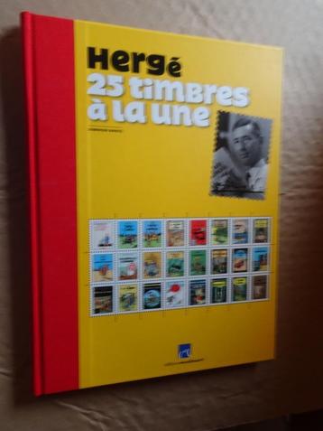 Comics Tintin - Hergé 25 postzegels in één beschikbaar voor biedingen
