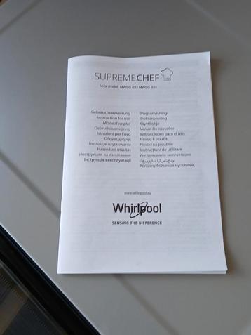 WHIRLPOOL Combi microgolfoven Supreme Chef (MWSC 833 SX) beschikbaar voor biedingen