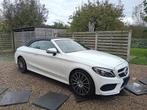 Mercedes C180 cabrio AMG-line, Auto's, Automaat, 4 zetels, Cabriolet, Wit