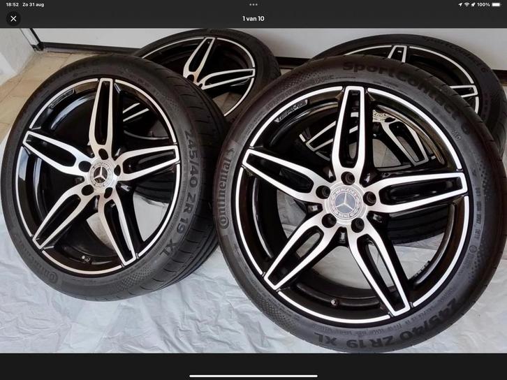 Mercedes originele AMG velgen 19 inch, Auto-onderdelen, Banden en Velgen, Band(en), Zomerbanden, 19 inch, Ophalen
