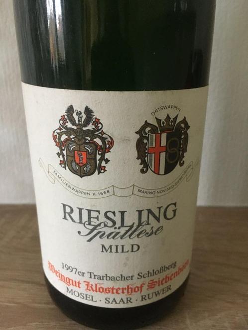 Riesling Spätlese MILD van 1997. Klosterhof Siebenborn., Collections, Vins, Neuf, Vin blanc, Autres régions, Enlèvement ou Envoi