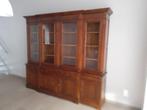 Vitrine kast, Huis en Inrichting, Ophalen, Zo goed als nieuw, Kersenhout, Met deur(en)
