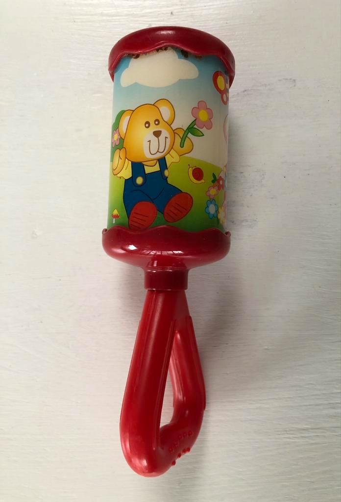 babyspeelgoed rammelaar rood dieren, Kinderen en Baby's, Speelgoed | Babyspeelgoed, Zo goed als nieuw, Rammelaar, Met geluid, Ophalen of Verzenden