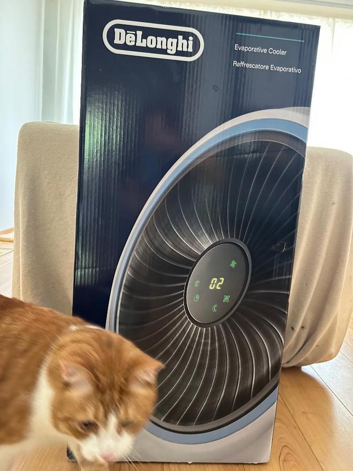 DeLonghi verdampingskoelventilator, Elektronische apparatuur, Ventilatoren, Nieuw, Torenventilator, Ventilator met afstandsbediening