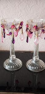 Deux chandeliers vintage anno 60/70 en parfait état, sans, Autres couleurs, Enlèvement ou Envoi, Neuf