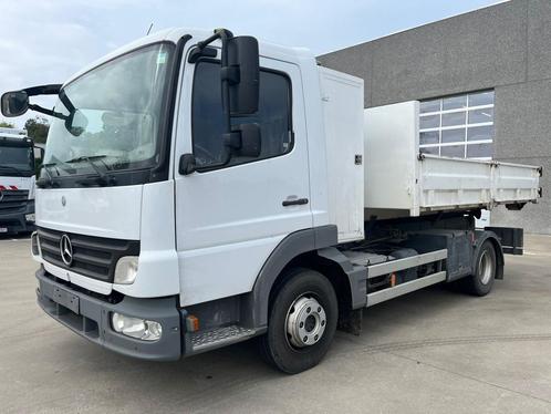 Mercedes Atego 1018 met koffer en containersysteem, Autos, Camions, Entreprise, Achat, ABS, Mercedes-Benz, Diesel, Euro 4, 2 portes