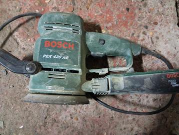 Bosch PEX420AE schuurmachine, Doe-het-zelf en Bouw, Ophalen of Verzenden, Gebruikt