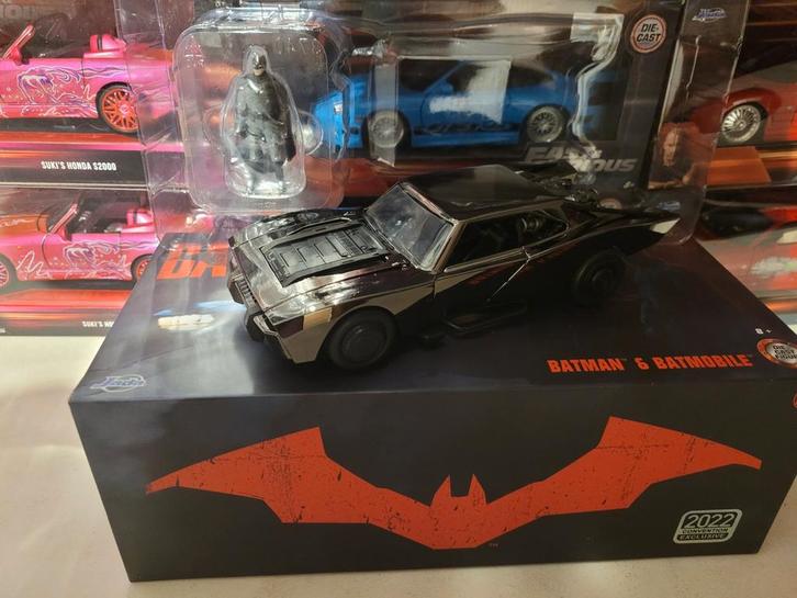 Badman batmobil 2022 comic con + pop splinter nieuw, Hobby en Vrije tijd, Modelauto's | 1:24, Jada, Ophalen of Verzenden