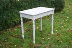 Retro vintage antieke oude kleine tafel gepatineerd, Ophalen of Verzenden