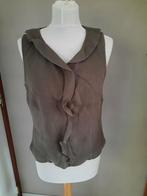 Bloes 100% linnen - Claude Arielle - maat 42, Ophalen of Verzenden, Gedragen, Maat 42/44 (L)