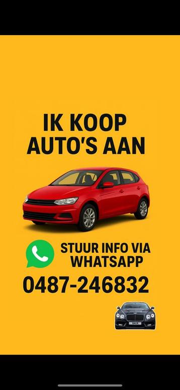 VERKOOP HIER UW AUTO! BESTE PRIJS! beschikbaar voor biedingen