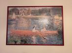 Cadre reproduction imprimée d'un tableau de Renoir, Maison & Meubles, Comme neuf, 75 à 100 cm, Bois, Enlèvement