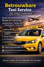 Betrouwbare Taxi Service – Snel, Veilig & Comfortabel!, Services & Professionnels, Services de chauffeur