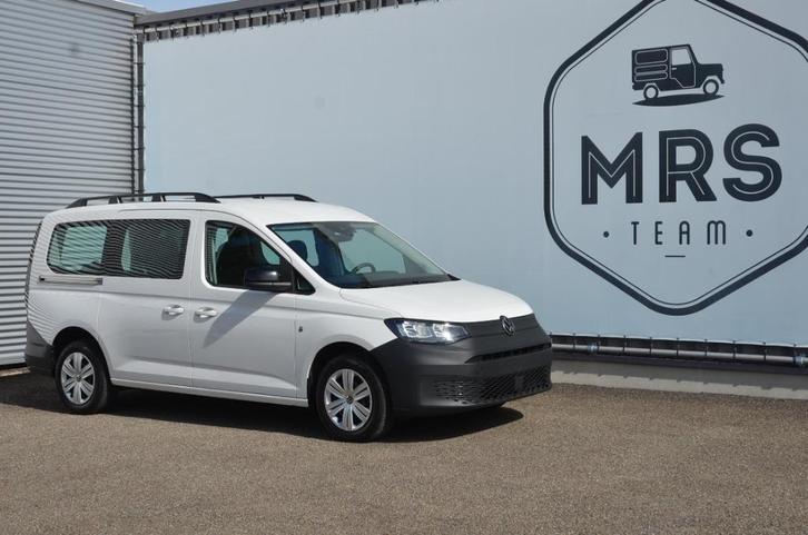 Volkswagen Caddy MAXI 1.5i-Dubbelcab- Cruise- A/C- 21900+BTW, Auto's, Bestelwagens en Lichte vracht, Bedrijf, Te koop, ABS, Airconditioning