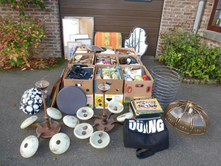 beau lot de brocante, vide grenier (9 caisses +++), Diversen, Rommelmarktspullen, Gebruikt, Ophalen