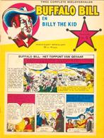 (s37) Buffalo Bill en Billy the Kid, 1967, 3 strips, Envoi, Utilisé