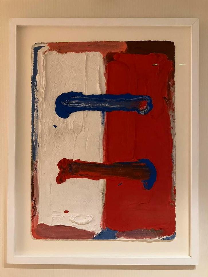 Aquagravure Bram Bogart, Antiek en Kunst, Kunst | Schilderijen | Abstract, Ophalen