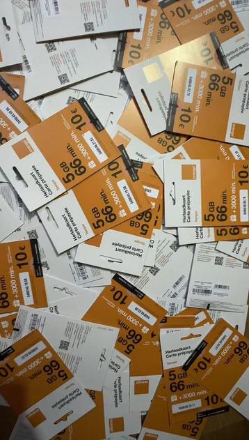 Carte sim Orange (Lire description), Télécoms, Enlèvement, Neuf, Autres fournisseurs, Carte prépayée