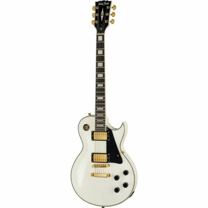 Harley Benton SC-500 WH vintage series elektr. gitaar, Muziek en Instrumenten, Snaarinstrumenten | Gitaren | Elektrisch, Zo goed als nieuw