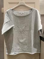 Chemise grise à paillettes signée Armelle by Cassis (M)., Neuf, Manches courtes, Taille 38/40 (M), Gris