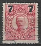 Suède 1910/1919 - Yvert 106 - Roi Gustave IV (ST), Timbres & Monnaies, Timbres | Europe | Scandinavie, Envoi, Suède, Affranchi
