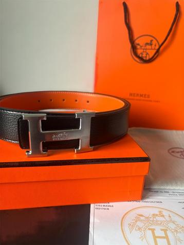 Hermes riem, Enlèvement ou Envoi, Comme neuf, Noir