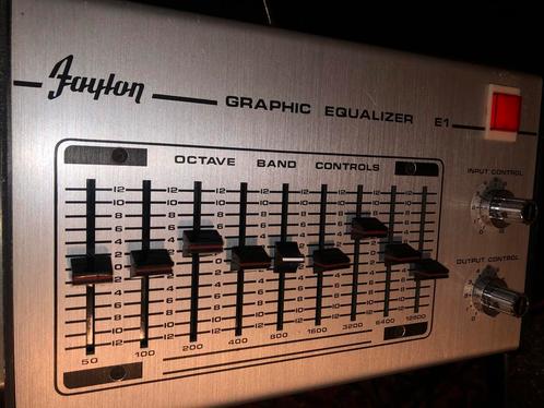Faylon vintage analoge E1 graphic equalizer ULTRA RARE!!!, Muziek en Instrumenten, Effecten, Gebruikt, Distortion, Overdrive of Fuzz