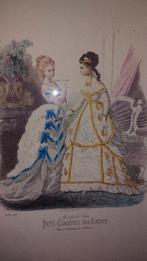 un imprimé de mode français du XIXe siècle., Enlèvement ou Envoi
