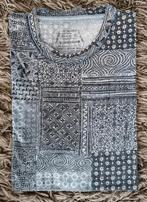 Donkerblauw T-shirt van Jack & Jones met print. Maat: L., Ophalen of Verzenden, Maat 52/54 (L)
