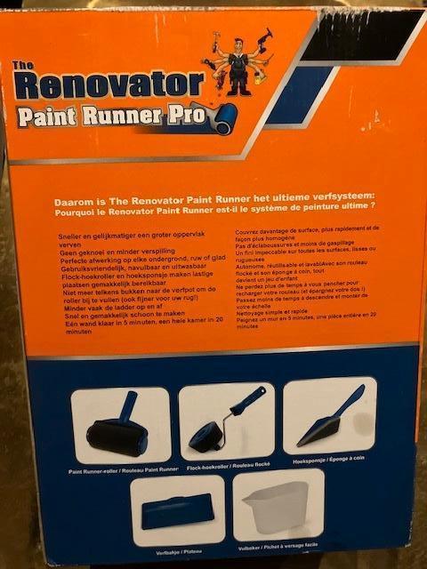 LE RÉNOVATEUR PAINT RUNNER PRO NEW, Bricolage & Construction, Matériel de peinture, Neuf, Rouleau à peinture, Enlèvement ou Envoi
