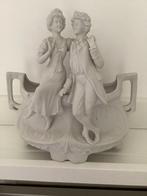 2 prachtige biscuit figuurtjes, zeer oud, Antiek en Kunst, Ophalen