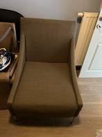 Zetel 1 persoon met poef, Huis en Inrichting, Fauteuils, Ophalen, Gebruikt, Stof