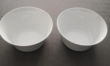 Lot de 2 Saladiers en porcelaine beschikbaar voor biedingen