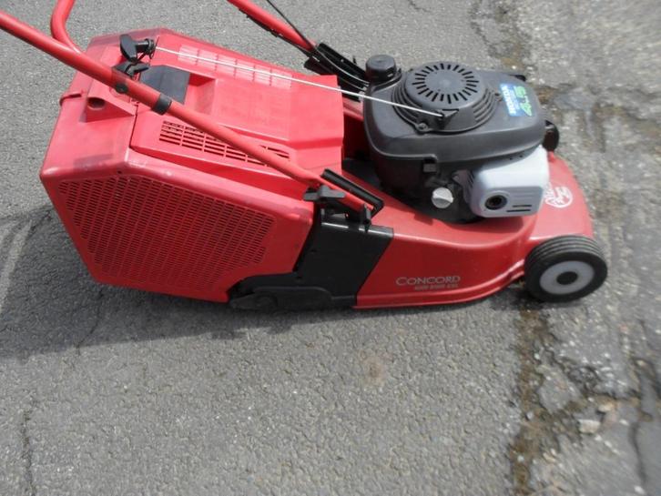 grasmaaier ALKO concorde 4200, Tuin en Terras, Grasmaaiers, Gebruikt, Benzine-grasmaaier, 40 t/m 49 cm, Cirkelmaaier, Opvangbak