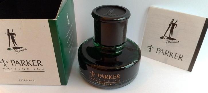 Parker - Encre 'Penman' - Couleur 'Emerald', Collections, Stylos, Comme neuf, Autres types, Parker, Avec boîte, Enlèvement ou Envoi