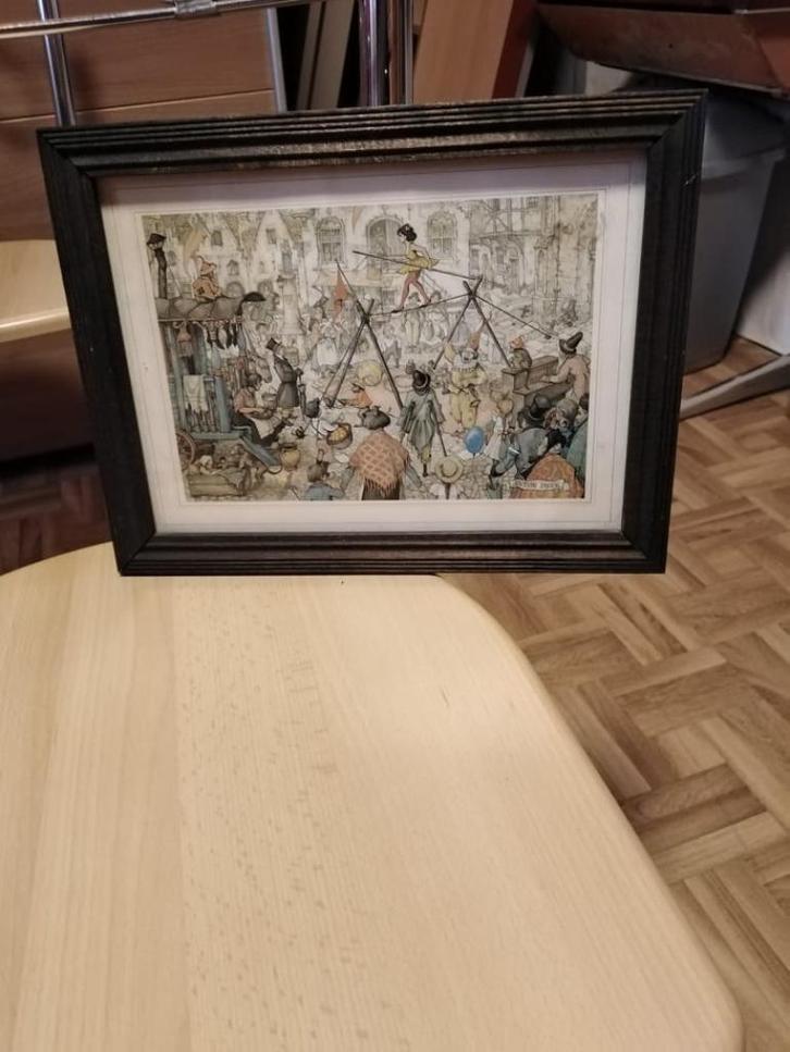 te koop anton piek groot en klein in prima staat allemaal, Antiek en Kunst, Kunst | Schilderijen | Klassiek, Ophalen