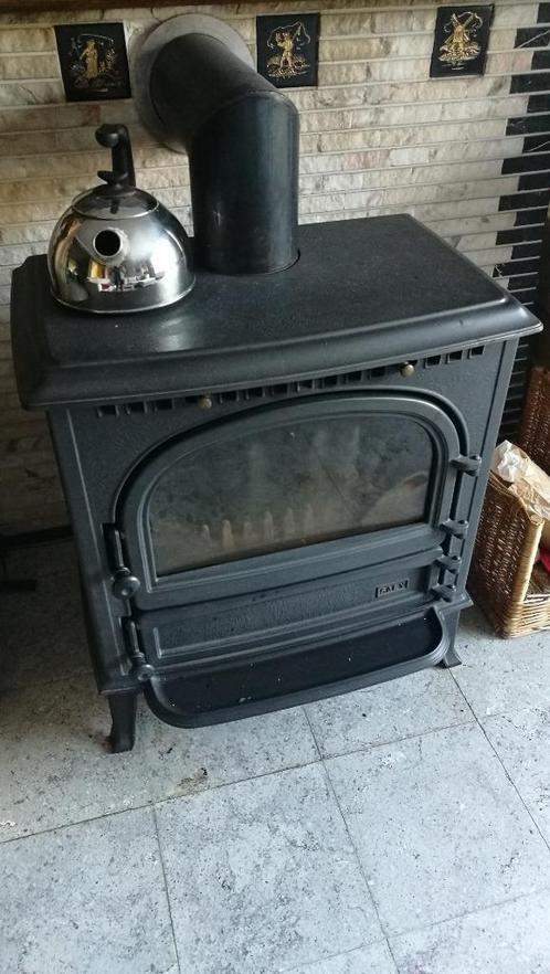 Houtkachel Saey 92 in perfecte staat, een 2 jaar oud, Huis en Inrichting, Kachels, Zo goed als nieuw, Vrijstaand, Houtkachel, Hout