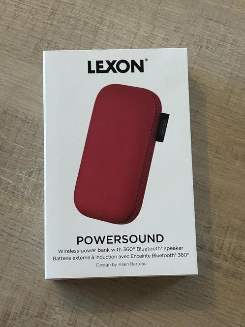 Lexon Powersound Speaker - Dark Red - Brand NEW ! Never Used, Telecommunicatie, Mobiele telefoons | Batterijen en Accu's, Nieuw